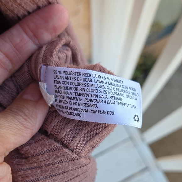 Wild Fable Mauve V-Neck Sweater XL - Picture 3 of 6